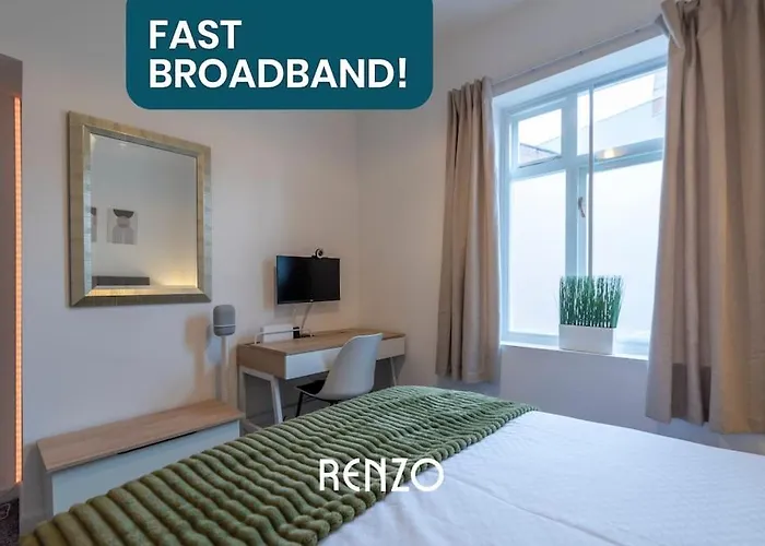 Stylish 2-Bed Apartment In Newark On-Trent By Renzo, Free Parking And Wi-Fi!