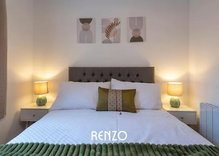 Stylish 2-Bed Apartment In Newark On-Trent By Renzo, Free Parking And Wi-Fi!